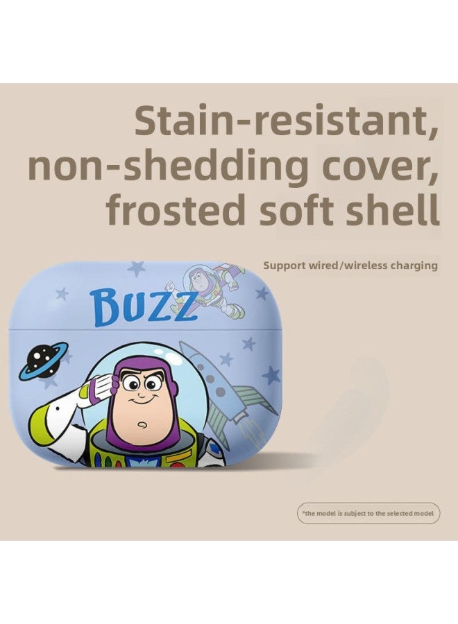 Frosted Buats Lightyear Airpods Protective Case Cartoon For Apple 1/2 Gen Pro Bluetooth Headset Protective Case-Color:#44 Styles-Applicable Models:Airpodspro2 Generation