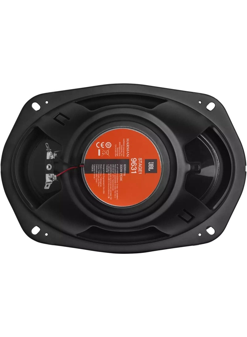 JBL Stage1 9631 3-Way 300W Oval Car Speaker Kit Car Speaker Boxes 16.5 x 23cm 6 x 9in Black - Image 3
