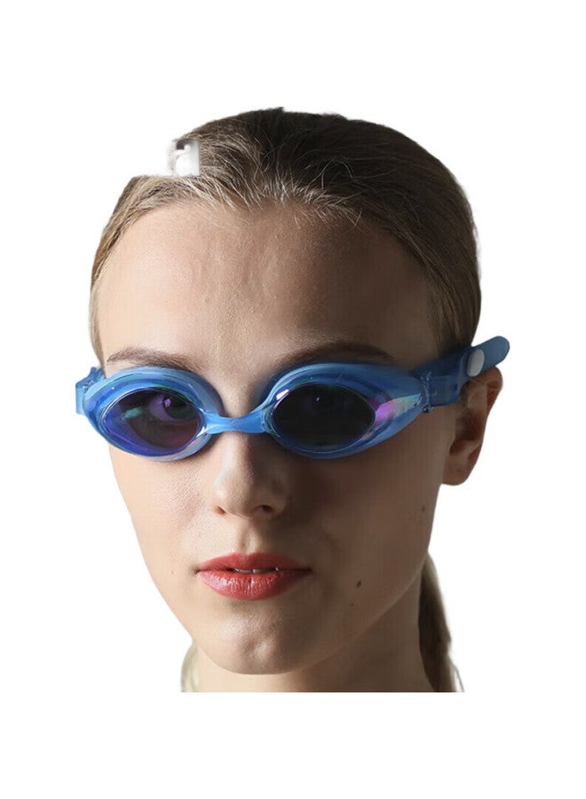 View Anti-Fog Swimming Goggles, Unisex Large Frame Waterproof Swimming Glasses, High Definition Adult Swim Goggles, No Pressure Marks - Image 2