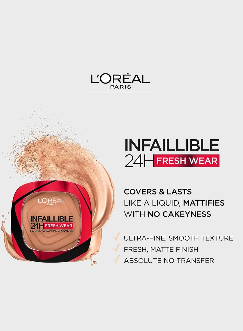 L'OREAL PARIS Infallible 24Hr Freshwear Powder Foundation 220 Sand