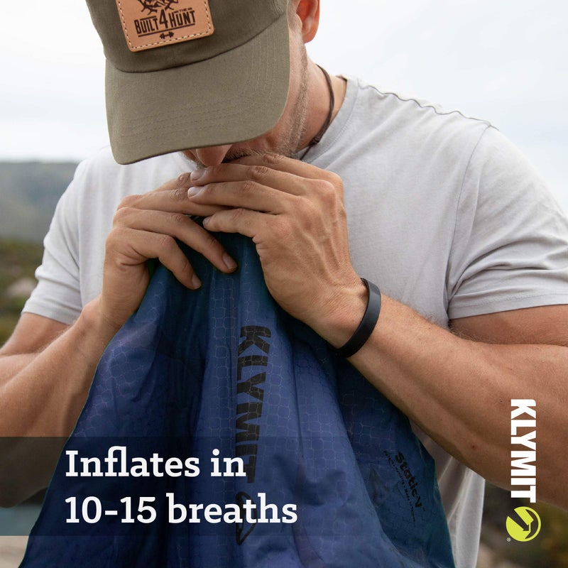 KLYMIT Static V Lightweight Inflatable Sleeping Pad | Comfortable, Easy to Inflate Camping Air Mattress for Backpacking and Hiking - Image 3