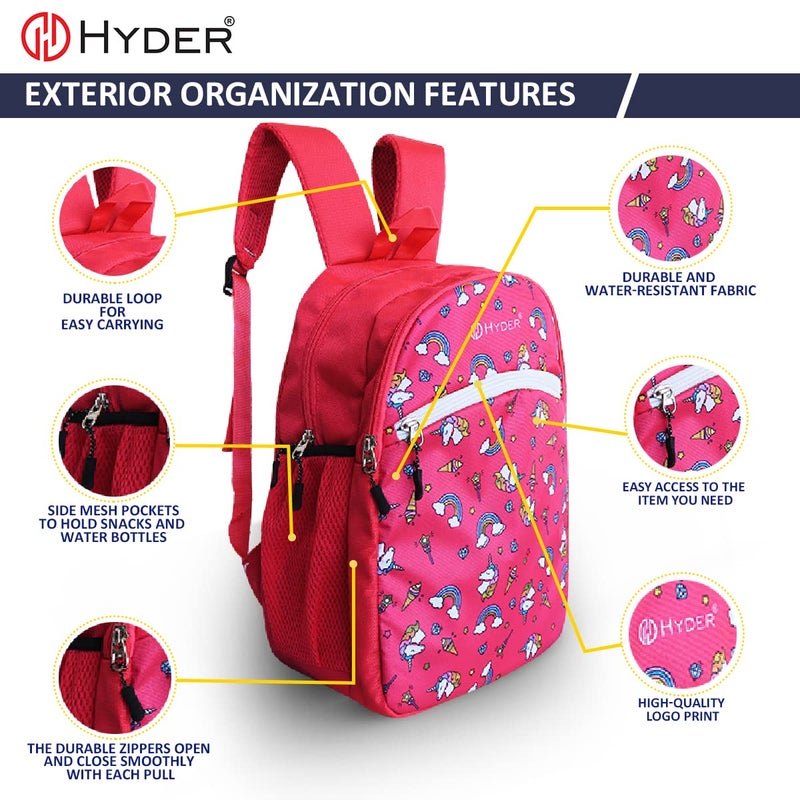 HYDER Kids 20L Seamless Printed Cartoon Best Stylish Waterproof Lightweight Casual/Picnic/Tuition/School Bag/Backpack for Children Boys And Girls - Image 3