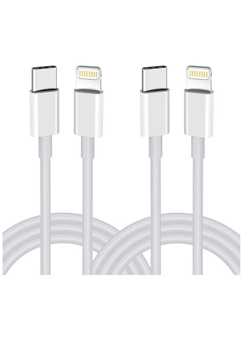 USB C to Lightning Cable 2PACK 2M Fast Charger Cable, iPhone Charger Cord Compatible with iPhone 14/13/12/11 Pro Max/XS MAX/XR/XS/X/8/7/Plus