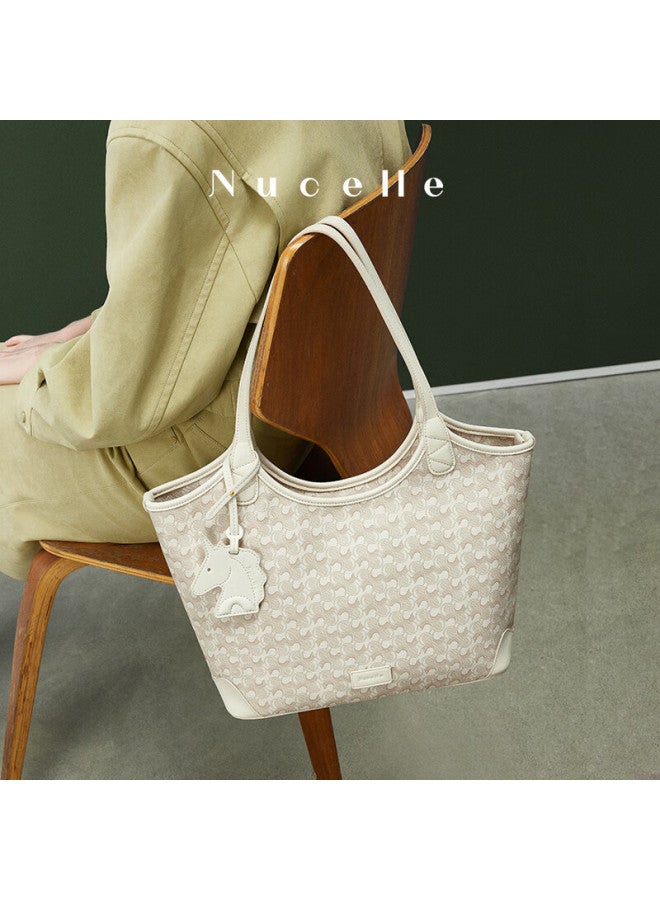 نوسيل Nucelle حقيبة يد نسائية Wave Small Batch حقيبة توت كبيرة السعة للعمل والتنقل للأم والطفل حقيبة كتف فردية هدية عيد ميلاد - Image 1