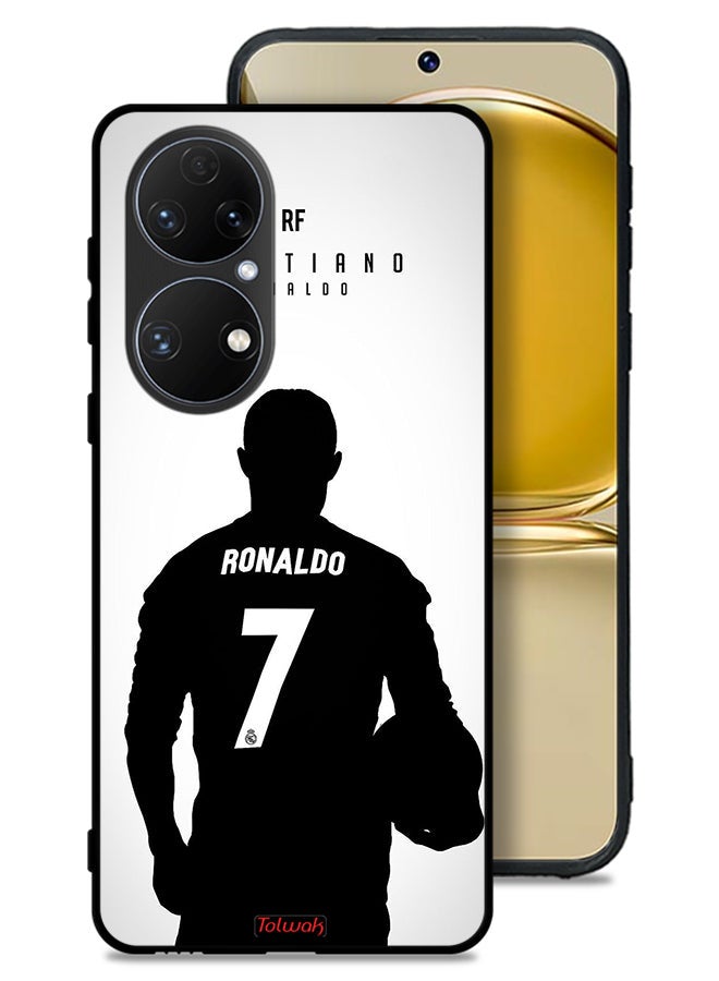 Tolwak Huawei P50E Protective Case Cover Cristiano Ronaldo Mask - Image 1