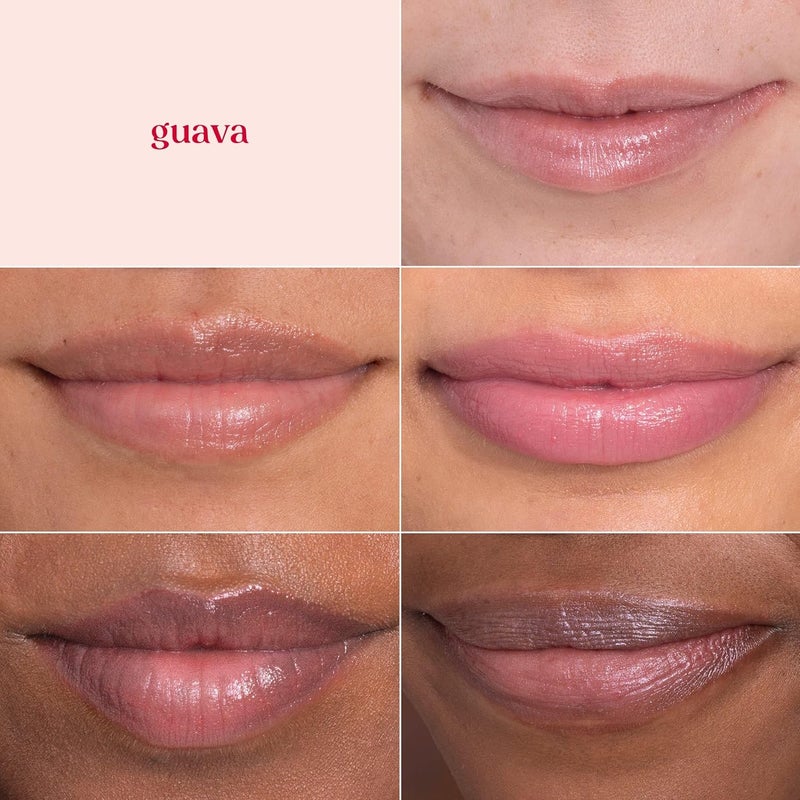 Burt's Bees 100% Natural Moisturizing Lip Shimmer in Guava - Pack of 4 Tubes - Image 5