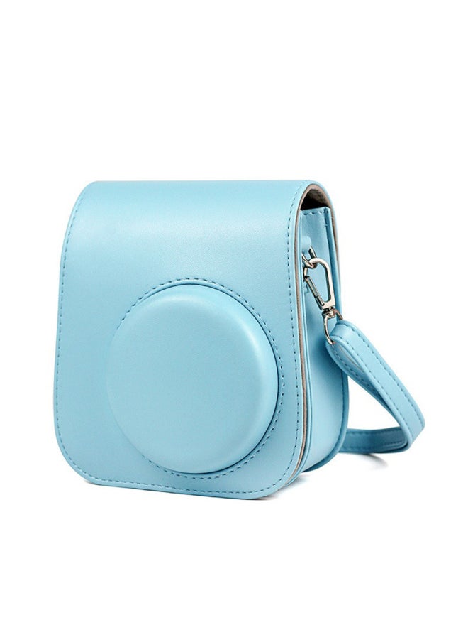 Generic Suitable For Fuji Polaroid Mini 11 Solid Color Camera Bag Digital Camera Fitted Storage Protective Case Messenger Bag-Color:Feiying Powder (opp Bag)  - Image 3