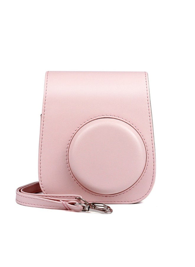 Generic Suitable For Fuji Polaroid Mini 11 Solid Color Camera Bag Digital Camera Fitted Storage Protective Case Messenger Bag-Color:Feiying Powder (opp Bag)  - Image 1