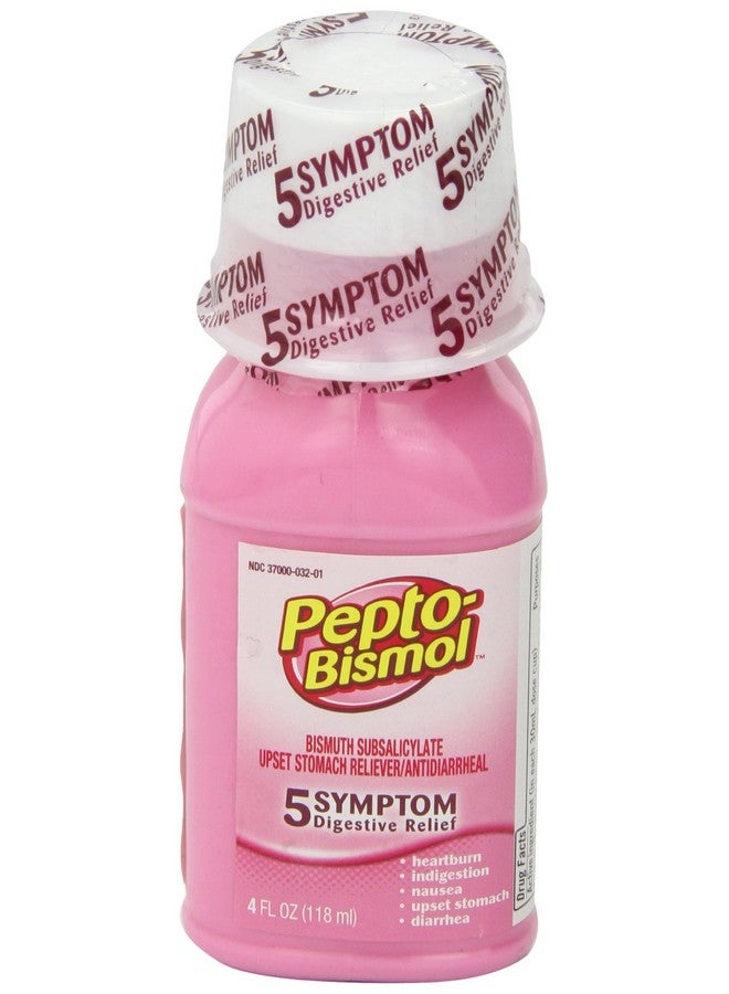 Pepto Bismol, 5 Symptom Digestive Relief, Original, 4 fl oz - Image 4