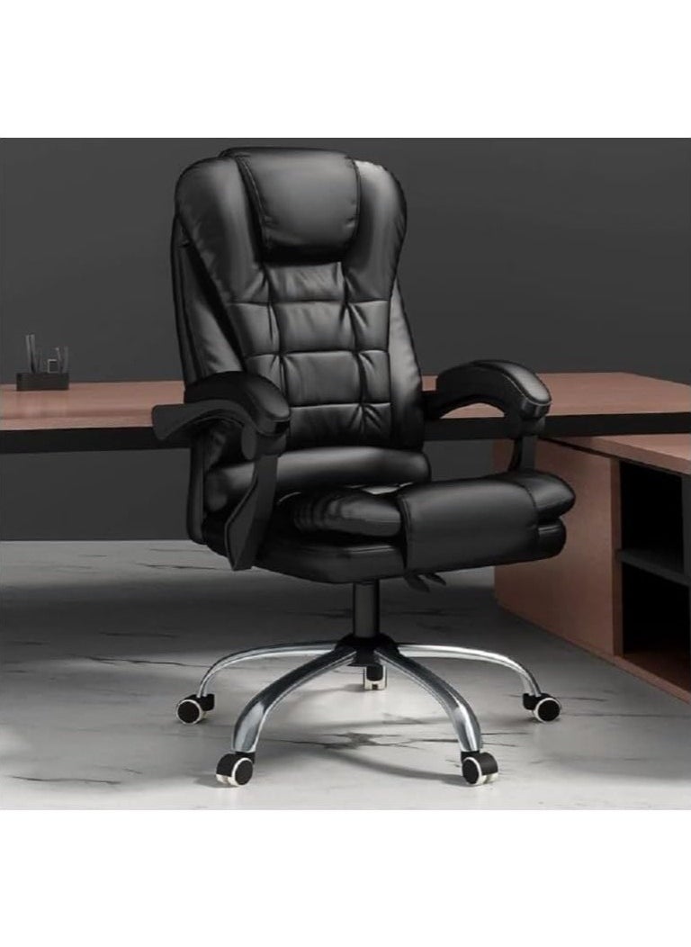 Chulovs - Office Chair High Back Office Computer Desk Chair with Armrest Height Adjustable Home Office Work Station Chair - Image 1