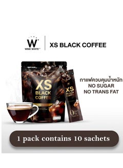 Wink White Wink White XS Black Coffee – Premium Instant Coffee (10 Sachets) – No Sugar, No Trans Fat, 0% Cholesterol  - Image 3