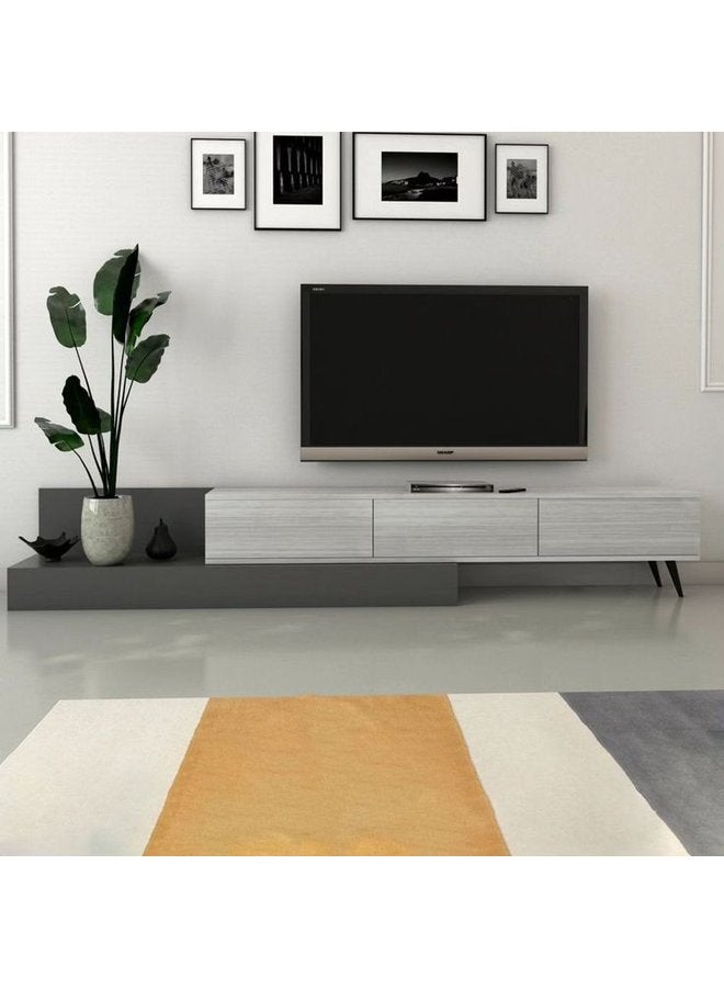 TV Unit Table – Multicolour MDF