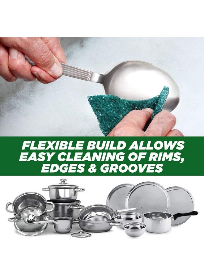 Scotch  Non-Scratch Sponge Scrub For Ceramics, Non -Stick, Glassware (2 Units) & Silver Sparks Scrub Pad For Dishwashing (3 Units) - Image 2