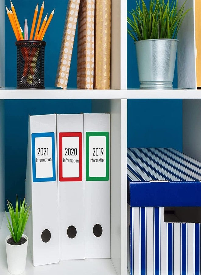 Climberty® 300 Sheet Colored Label Stickers, 4 Colors Name Tag Sticker, 3.5"x2.3" Self Adhesive Tags for Office, School, Classroom, Meeting, Kindergarten, Parties, Warehouses, Clothes and Mailing - Image 5