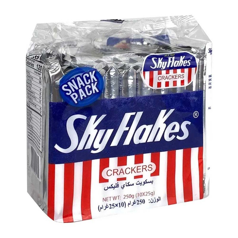 M Y San Skyflakes Original Flavored Crackers- 10X25gms