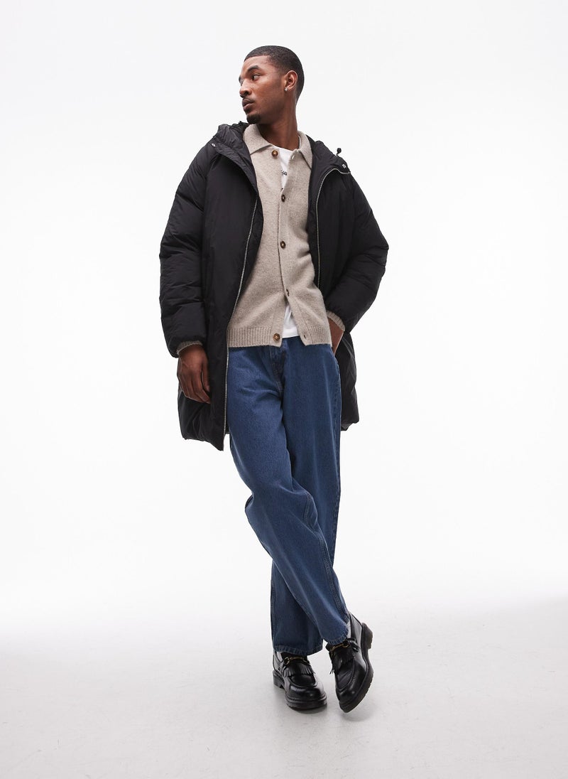 TOPMAN Long Puffer Jacket  - Image 4
