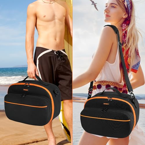 ZIOZERTT Water Resistant Carrying Bag Compatible with OutdoorMaster SHARK/Dolphin SUP Paddle Board Pump,Portable Case for Electric Paddle Board Pump Accessories,Bag Only - Image 5
