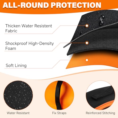 ZIOZERTT Water Resistant Carrying Bag Compatible with OutdoorMaster SHARK/Dolphin SUP Paddle Board Pump,Portable Case for Electric Paddle Board Pump Accessories,Bag Only - Image 2