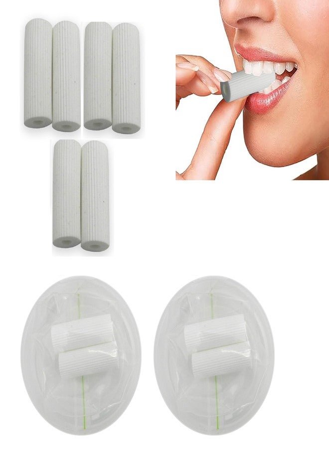 Dentosmile Chewies Seater in White Colour with Carry Case for Aligner Chompers Trays (Unscented) - Image 1
