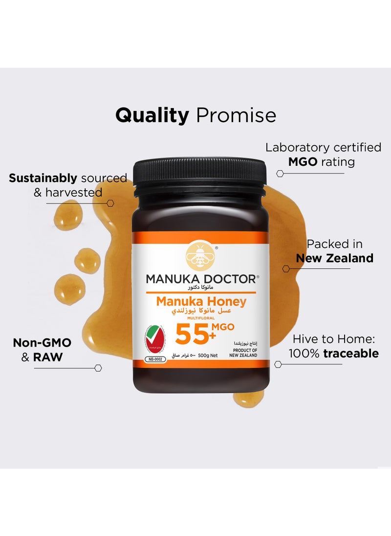 Manuka Doctor Multifloral Honey Mgo 55+  - Image 3