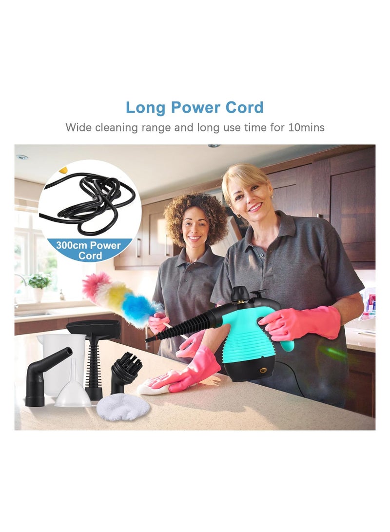 Bukela Steam Cleaner, 1050W Small Home Handheld High-Temperature Kitchen Steam Cleaner with 9 Accessories, Suitable for Kitchens, Sofas, Bathrooms, and Car Windows - Image 3