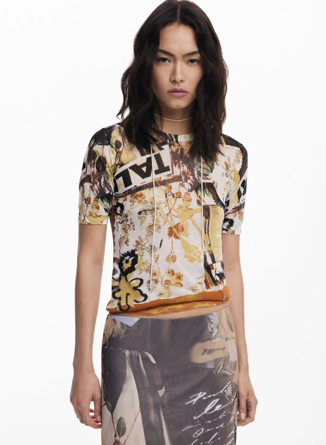 DESIGUAL Multicolour Collage Tulle Skirt for Women | Best Price UAE