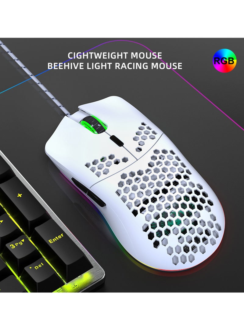 V700 61 Key RGB Wired Gaming Keyboard and J900 USB Wired Gaming Mouse Set