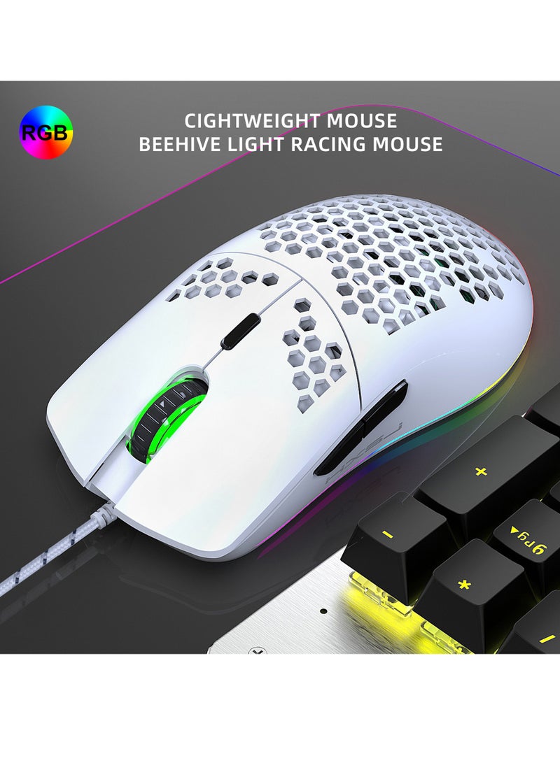 V700 61 Key RGB Wired Gaming Keyboard and J900 USB Wired Gaming Mouse Set