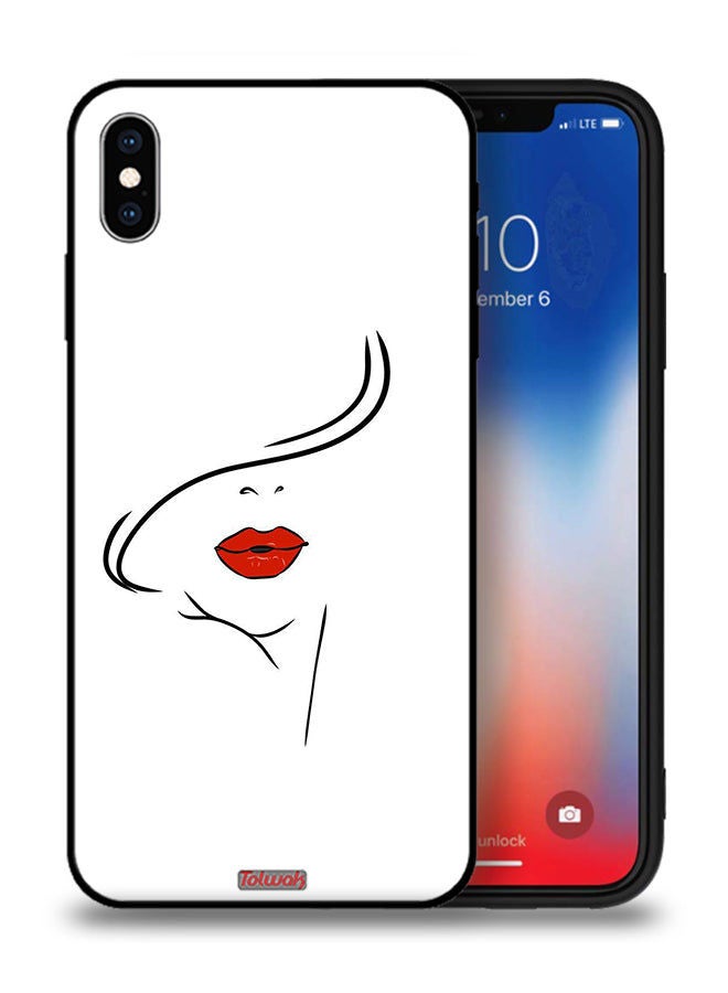 Tolwak Apple iPhone XS Max Protective Case Girl Face Art - Image 1