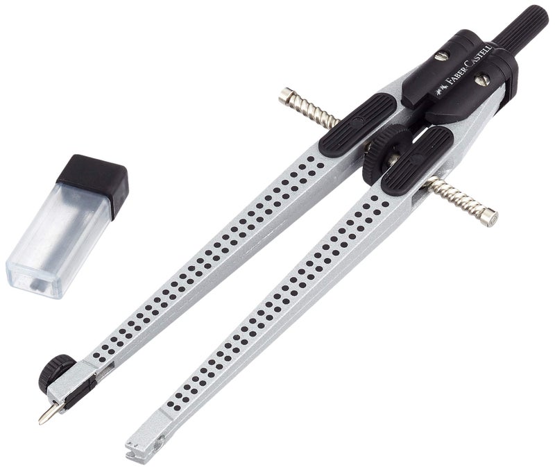 Faber-Castell Grip Quick-Set Compass - Silver - Image 1