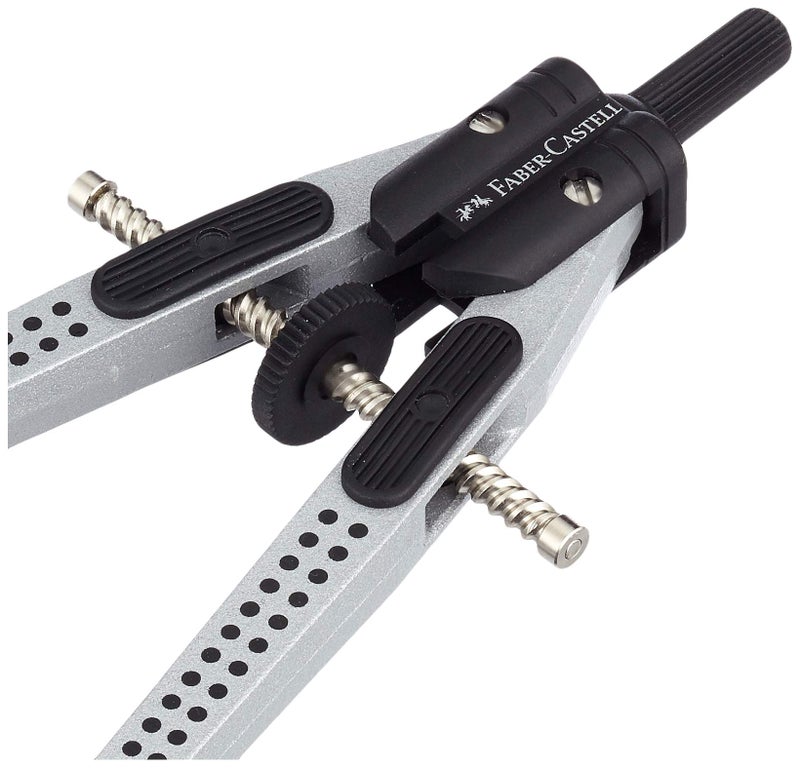 Faber-Castell Grip Quick-Set Compass - Silver - Image 2