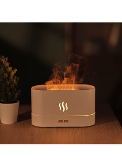 XVersion 3 in 1 Flame Humidifier and Air Purifier with Essential Oils for Home/Office/Bedroom White  - Image 3