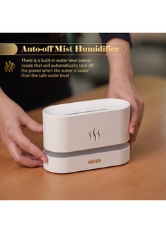 XVersion 3 in 1 Flame Humidifier and Air Purifier with Essential Oils for Home/Office/Bedroom White  - Image 2