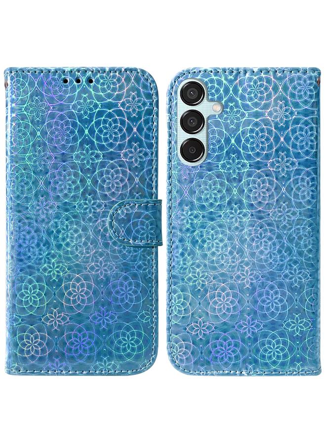 اس-توب جراب لهاتف Samsung Galaxy M15/F15 جراب هاتف جلدي ملون مزود بإبزيم مغناطيسي - Image 1