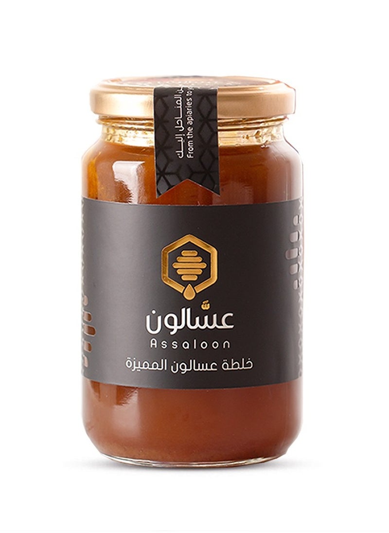 Assaloon - Nutrient-rich honey 500 grams from Assaloon distinctive mixture Natural recipes with honey to enhance health and increase fertility - Image 1