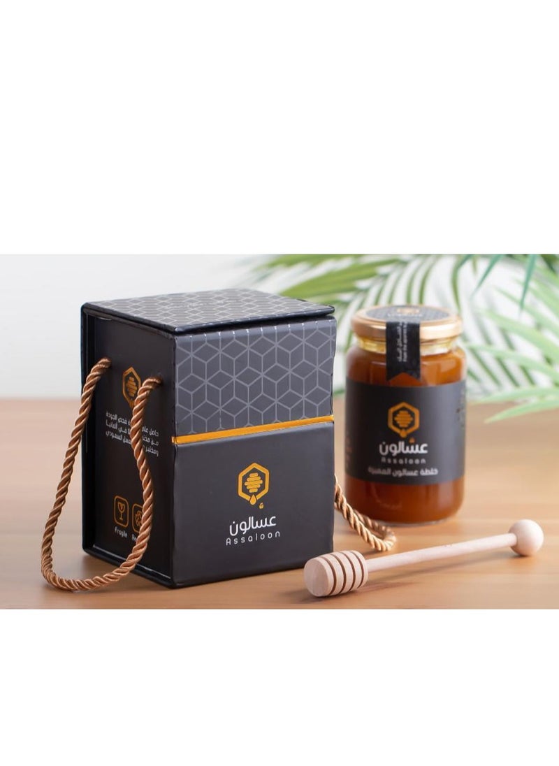 Assaloon - Nutrient-rich honey 500 grams from Assaloon distinctive mixture Natural recipes with honey to enhance health and increase fertility - Image 1