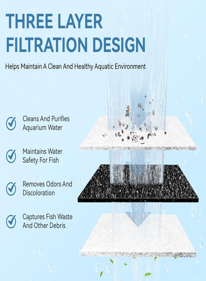 Giokyi 12 Pack Extra Small Fish Tank Filter XS Replacement Filter Cartridges Fits for K-oller Products and Tetra Whisper Extra Small Aquarium Tanks Filter - Image 3