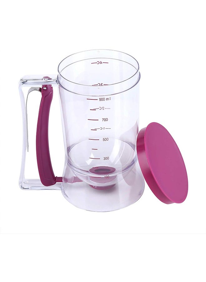 JCB CHIC - 900ML Batter Dispenser, Batter Measuring Cup, Convenient Hand Operated Dispenser, for Cupcake, Pancake - Image 1