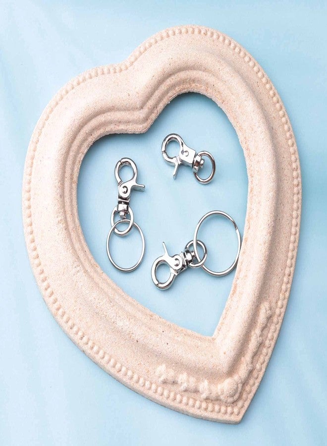 Ruwado 5 Pcs Dog Tags Clips with 0.75 Inch & 1 Inch Replaceable Key Rings - Silver Metal Small Buckle Clips for Pet ID Tags Holder Dogs Cats & Kittens - Image 5