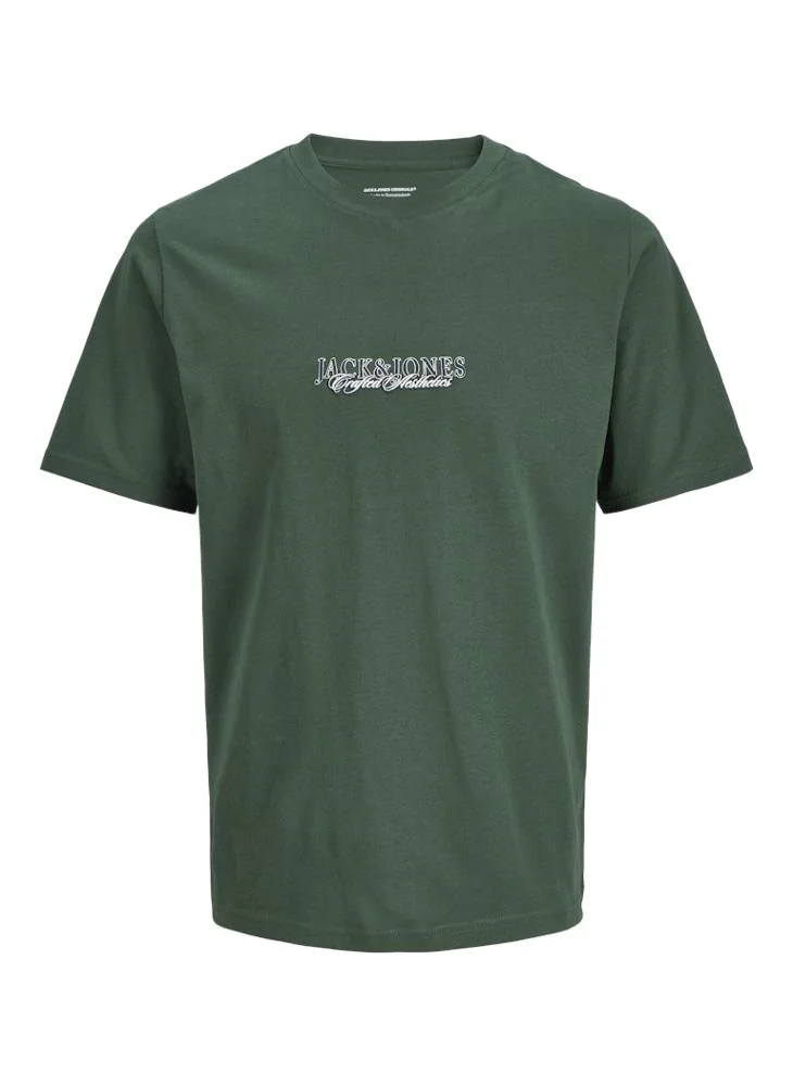 JACK & JONES Logo Regular Fit Crew Neck T-Shirt