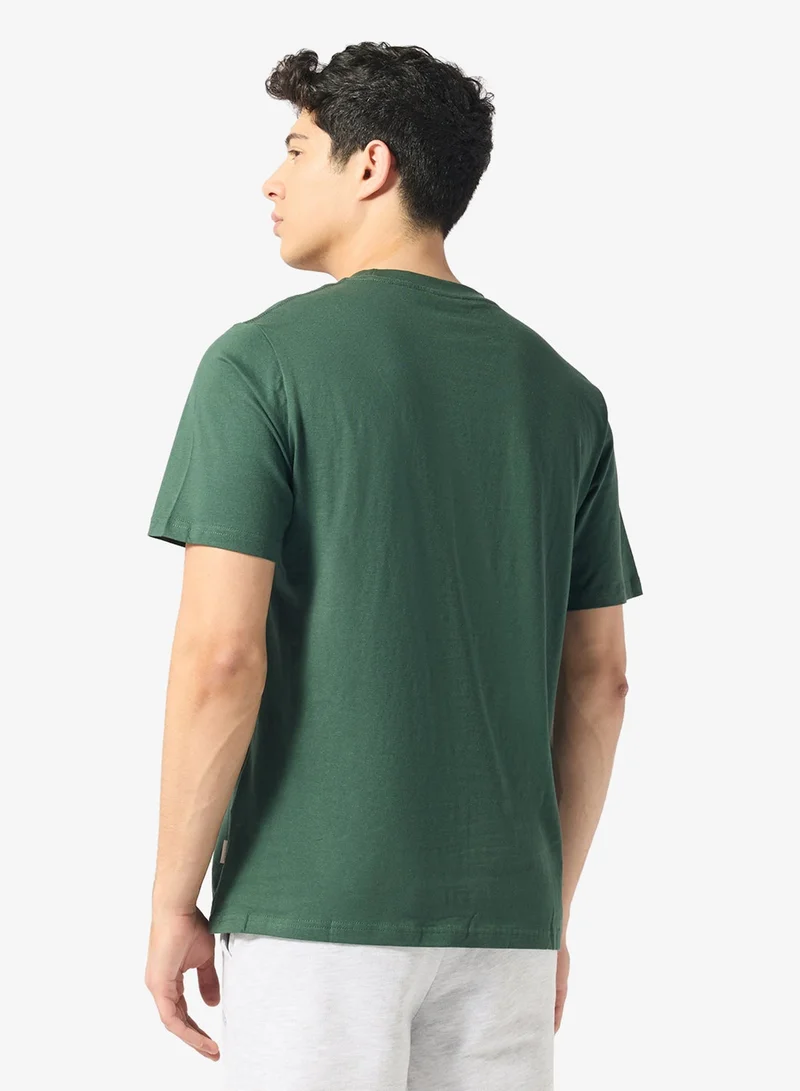 JACK & JONES Logo Regular Fit Crew Neck T-Shirt