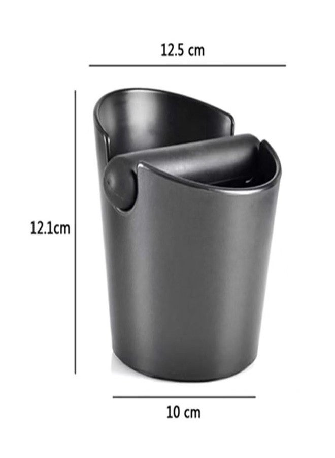 QISLOA Coffee Knock Box,Espresso Knock Box, Coffee Bin, 4.8 Inch Coffee Knock Box Espresso Dump Bin For Coffee Grounds with Removable Knock Bar and Non-Slip Base Shock-Absorbent Durable Barista Style - Image 3