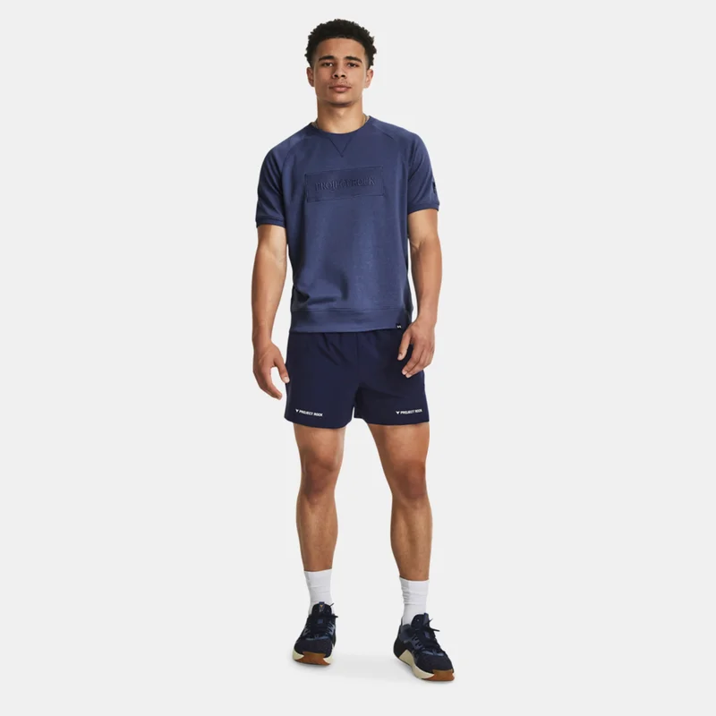 UNDER ARMOUR Men's Project Rock Terry Gym T-Shirt
