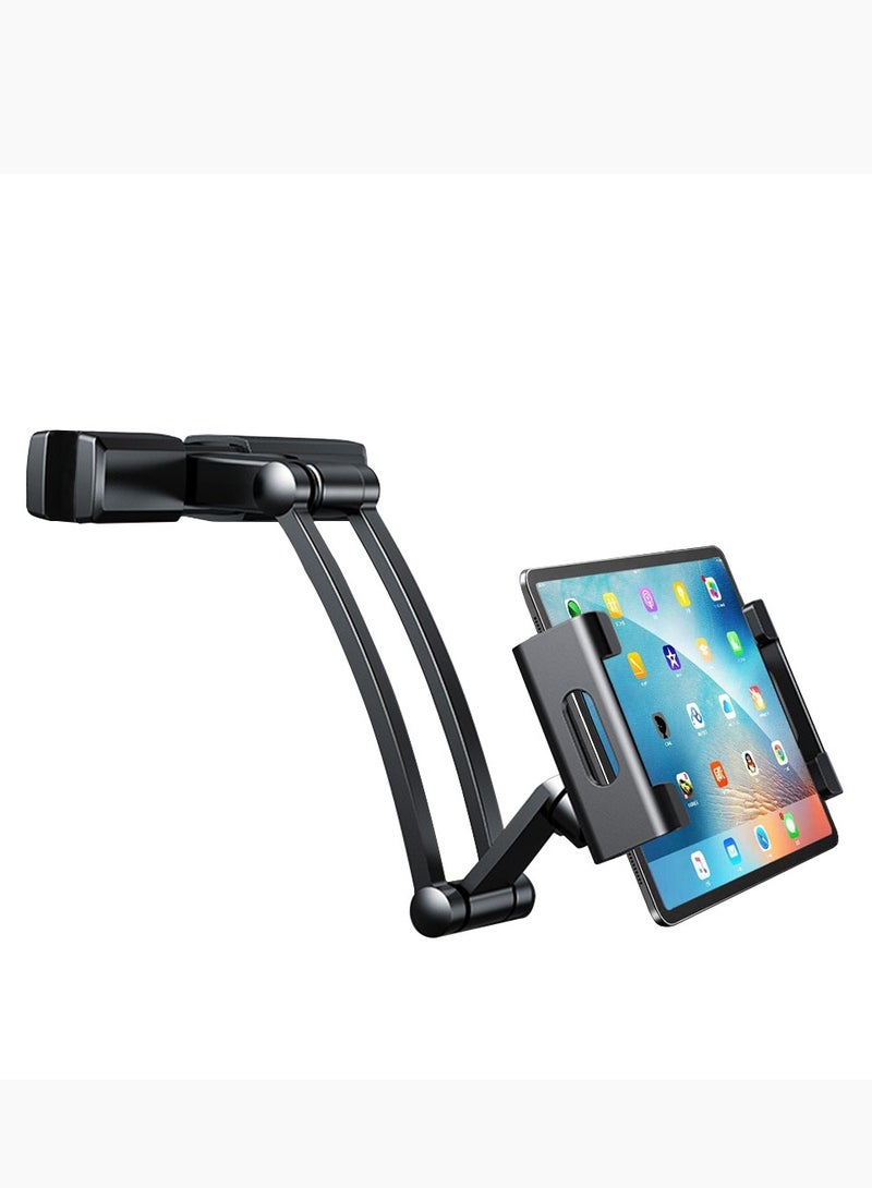 حامل تابلت مثبت في المقعد الخلفي للسيارة للهاتف القابل للتعديل للسيارة وجهاز iPad 4.7-12.9 بوصة شاشة إلكترونية قابلة للضبط بزاوية عرض قابلة للدوران