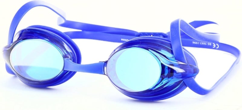 ARENA Drive 3 Anti-Fog Swim Goggles for Men and Women, Blue/Blue