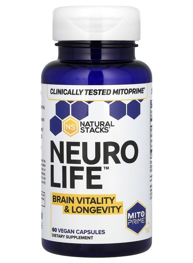 Natural Stacks Neuro Life 60 Vegan Capsules