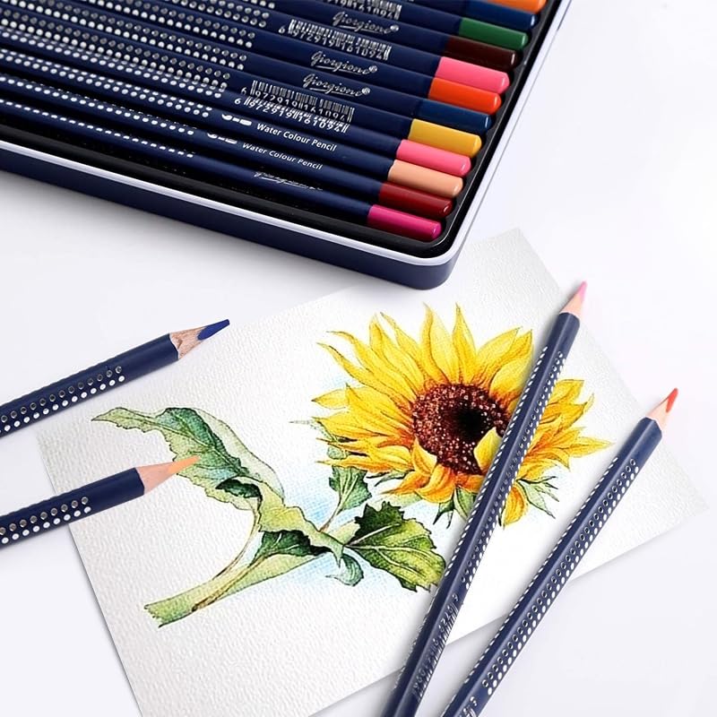 Giorgione Watercolour Pencils Tin Set of 36