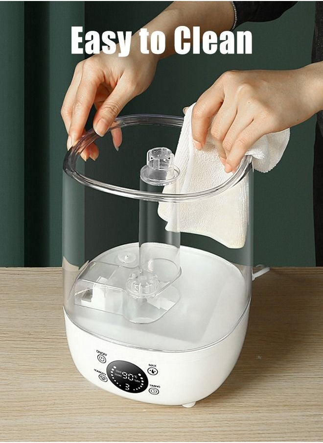 Mi VAZA - Humidifier for Bedroom, 4L Air Humidifier Ultrasonic Cool Mist for Large Room, Aroma Diffuser Function, Auto Shut-Off, Whisper Quiet, Adjustable 360° Knob, Humidifiers for Babies Nursery Whole House - Image 1