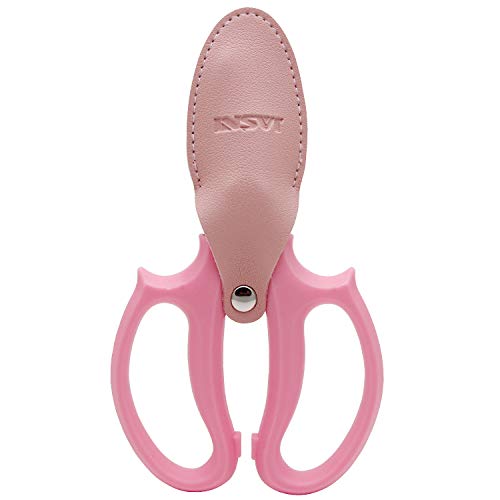 Jasni Garden Pruning Shears Scissors with Comfort Grip Handle, Premium Steel Professional Floral Scissors, Perfect for Arranging Flowers, Pruning, Trimming Plants, Gardening Tool (Pink) - Image 3