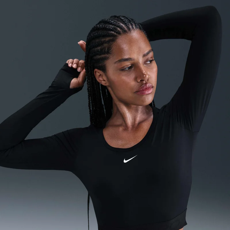 Nike Black Women's Pro Dri-FIT Training Top for Women | Best Price UAE